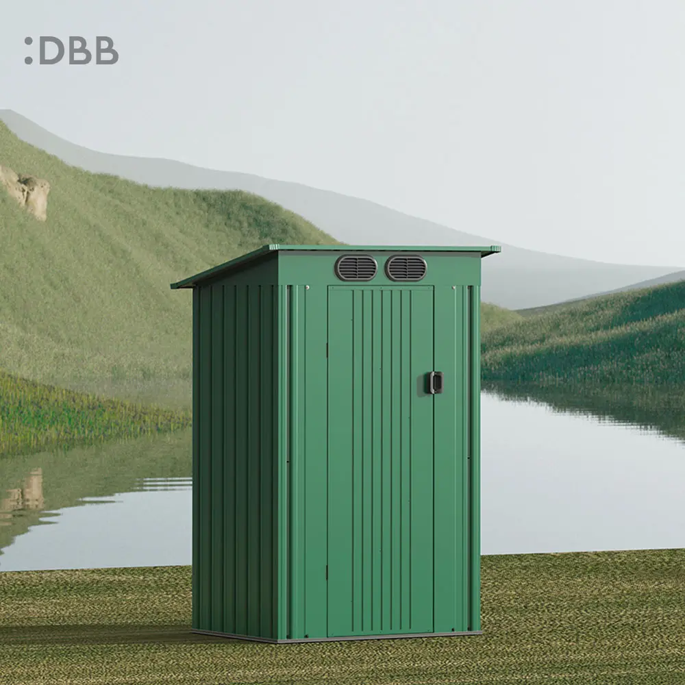 Modern Design: Why You Need a Metal Outdoor Storage Shed 4 KingSuper series metal garden shed with Pent roof 4x3ft 14