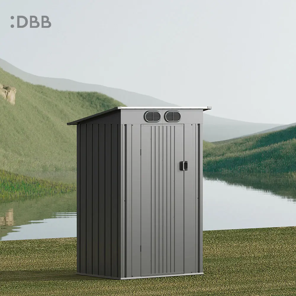 Modern Design: Why You Need a Metal Outdoor Storage Shed 3 KingSuper series metal garden shed with Pent roof 4x3ft 6