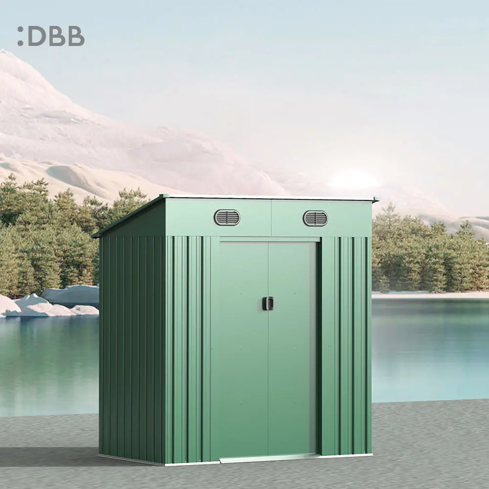Are Metal Sheds Noisy When It Rains? 3 KingSuper series metal garden shed with Pent roof 6x4ft 17 1