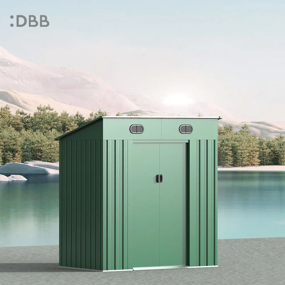 Metal vs Wood Shed 4 KingSuper series metal garden shed with Pent roof 6x4ft 22
