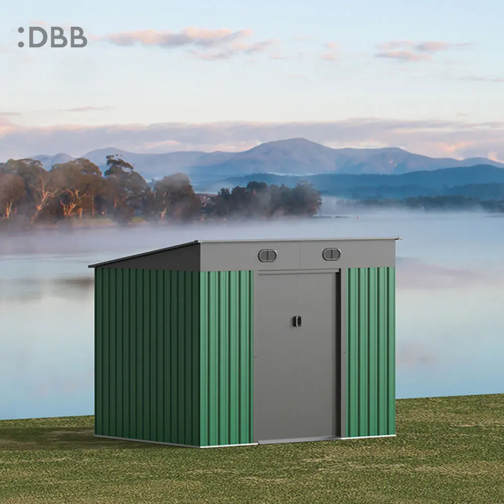 Metal Outdoor Storage Shed: A Guide to Maintenance and Safety 3 KingSuper series metal garden shed with Pent roof 8x6ft 4