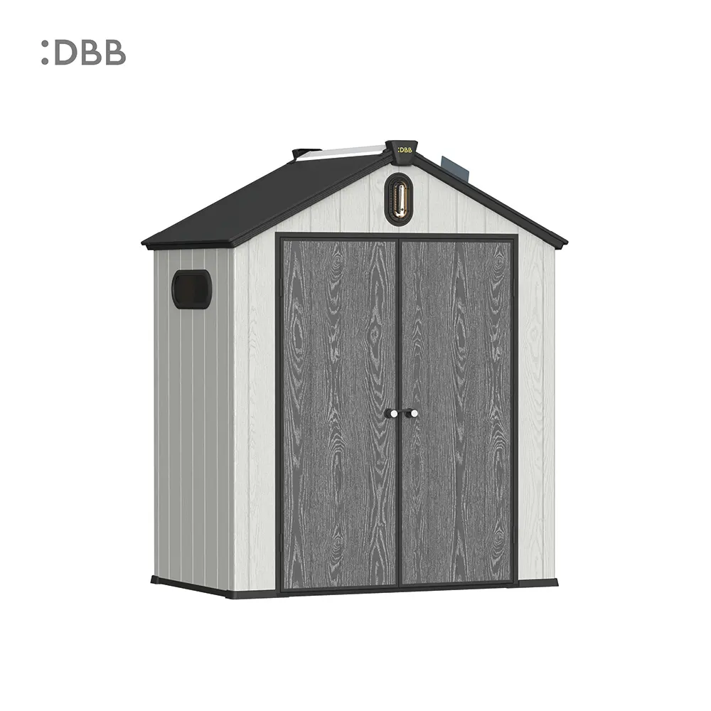 Plastic Sheds: A Budget-Friendly Solution for Your Outdoor Needs 3 Kingcenter series Intelligent Plastic Sheds with Gable roof Stardust 6x4ft 2