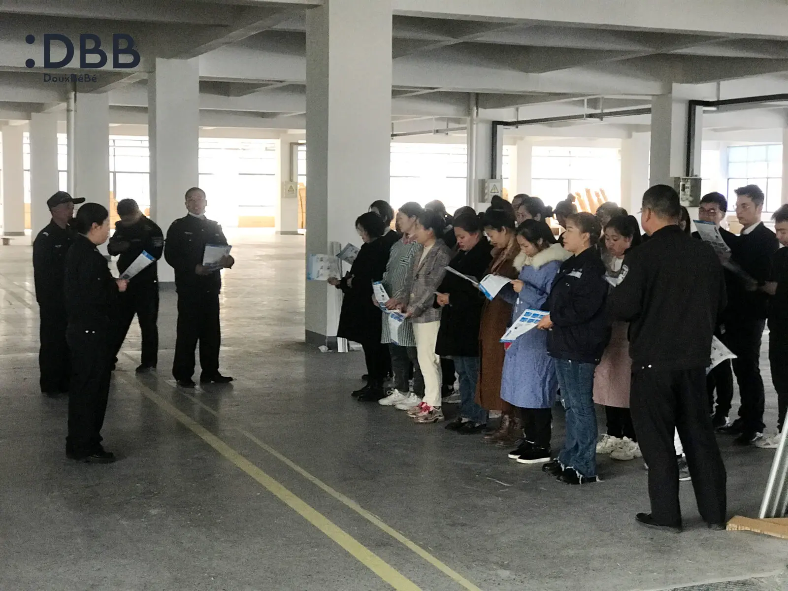 The police of Lingxia Police Station carried out anti-fraud propaganda for dibibi employees 1 Anti fraud propaganda1