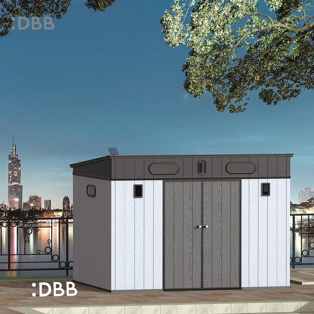 Plastic Sheds: A Budget-Friendly Solution for Your Outdoor Needs 4 Kingcenter series Intelligent Plastic Sheds with Pent roof Stardust 10x8ft 1