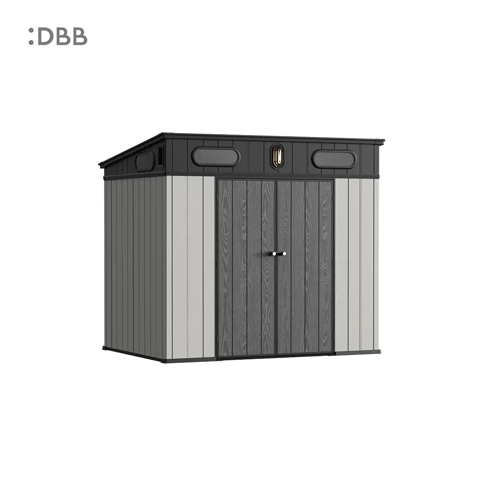 Expert tips for installing plastic storage sheds 3 Kingcenter series Intelligent Plastic Sheds with Pent roof Stardust 8x6ft 1