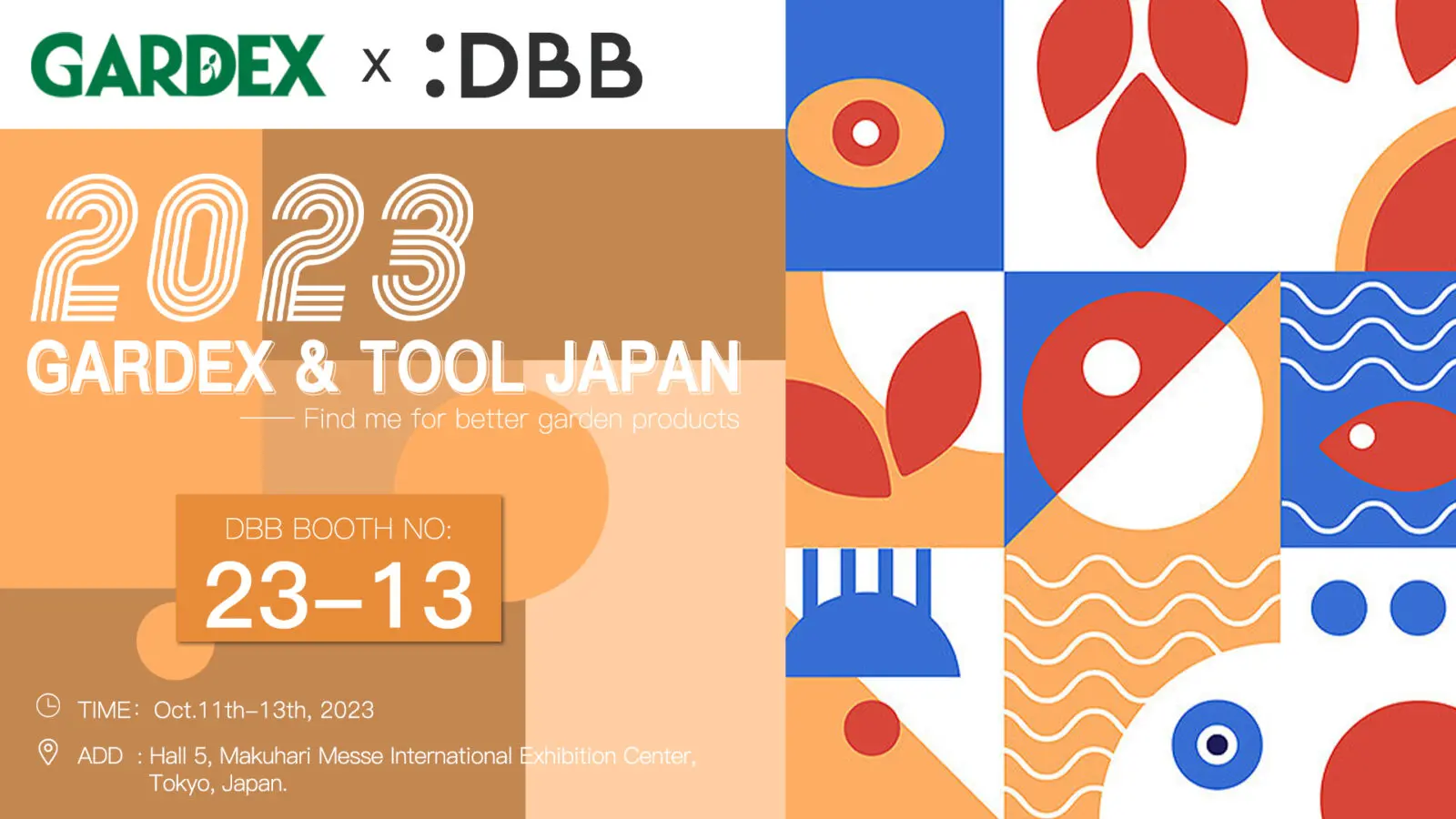 Play GARDEX and explore a new world with DBB 4 Makuhari Messe Japan1