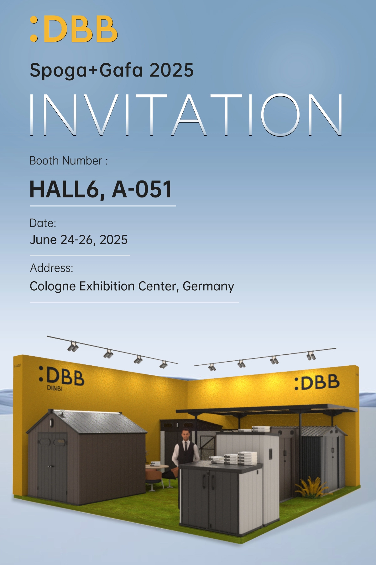 DBB invites you to the German SPOGA+GAFA 2025 exhibition! 2 German Exhibition 5