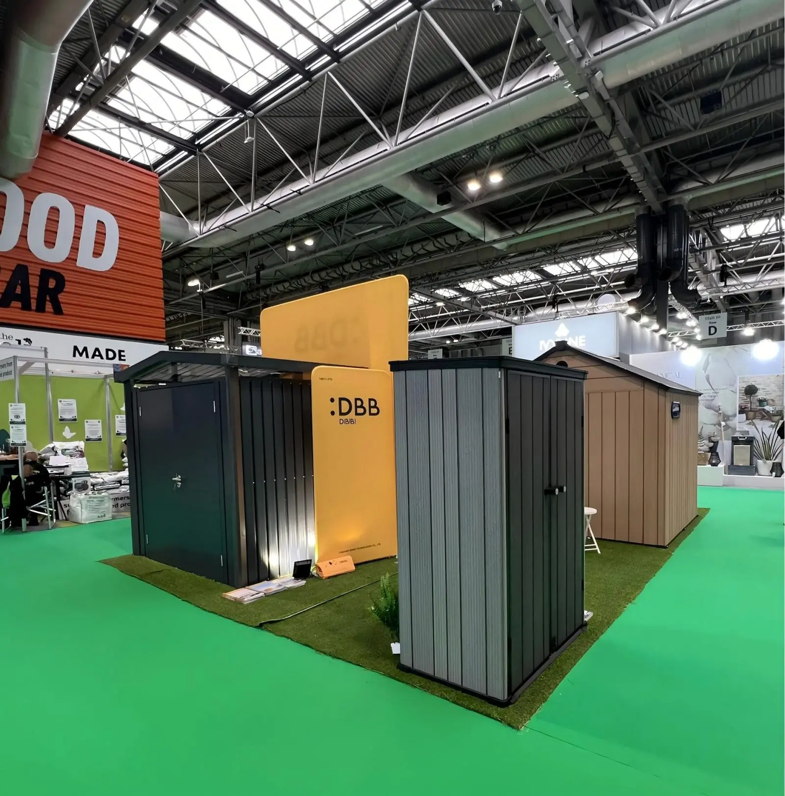 DBB Brand Shines at Glee Exhibition for Third Time, Unveiling New Metal Sheds and Plastic Cabinets to Make Gardens More Fun 6 DBB UK Glee Exhibition Birming1