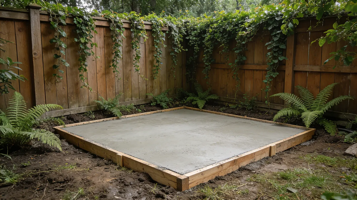 Buyer Program 18 Construction-of-cement-foundation-for-outdoor-bar-shed