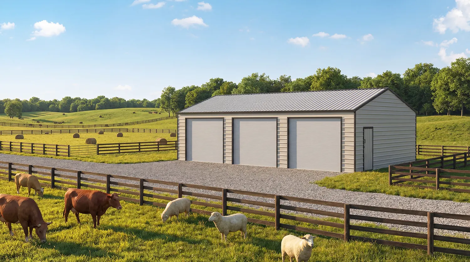 The Ultimate Guide to Large Metal Garages: Custom Designs, Costs, and Installation Tips for Your Dream Workshop 17 DBB-Heavy-Duty-Steel-Frame-Metal-Storage-Garage