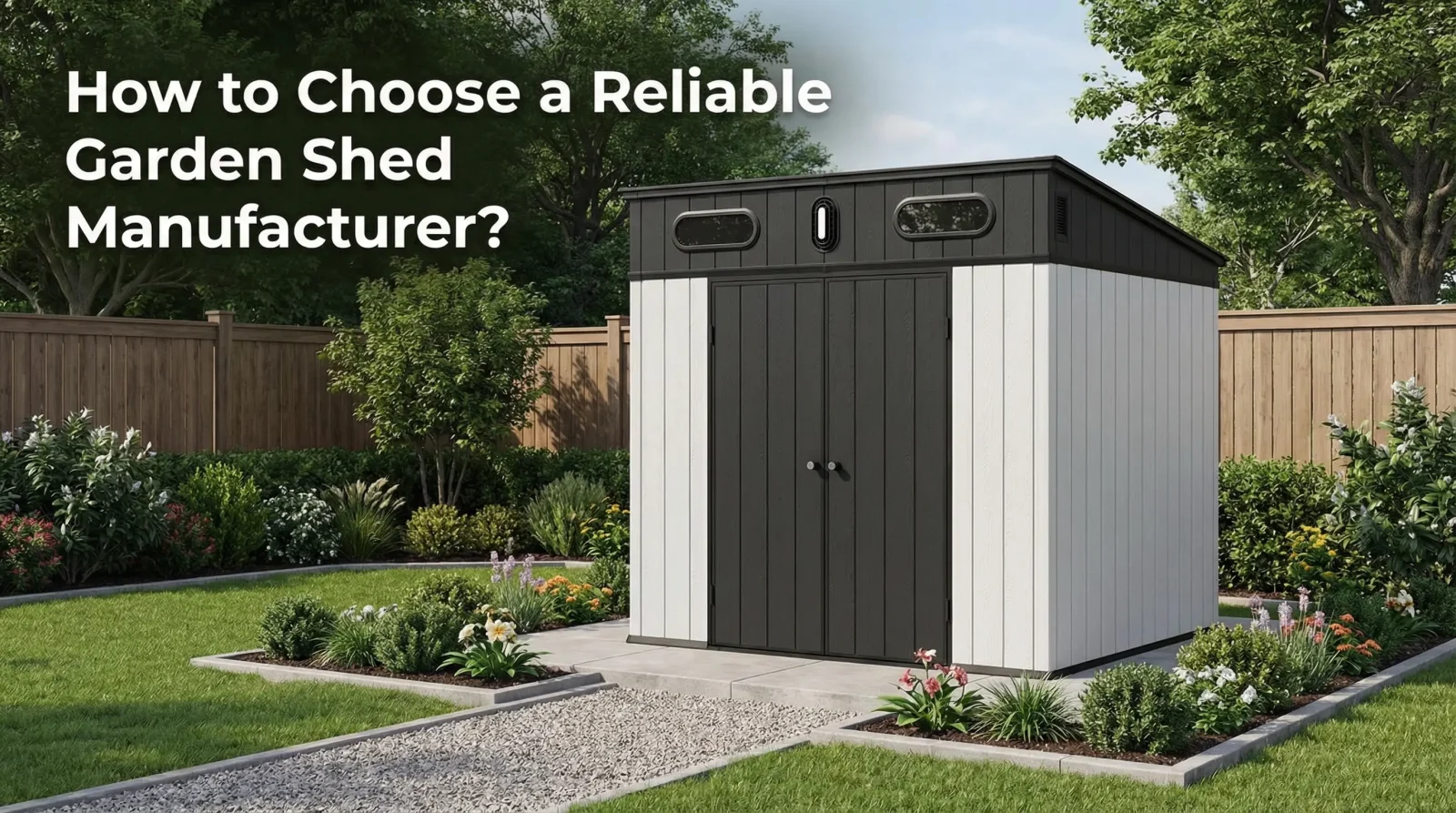 How to Choose a Reliable Garden Shed Manufacturer? 3 reliable garden shed manufacturer