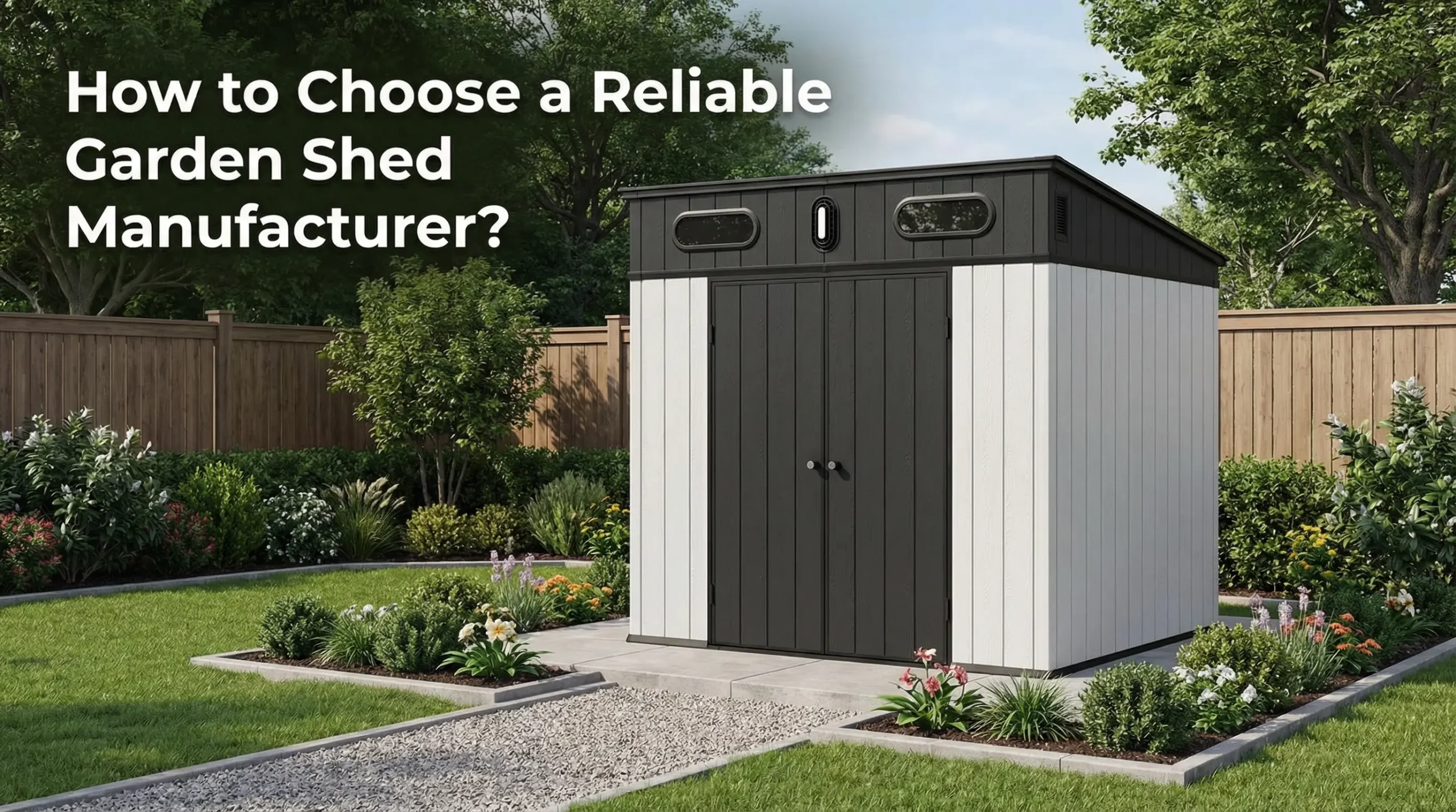 How to Choose a Reliable Garden Shed Manufacturer? 11 How-to-Choose-a-Reliable-Garden-Shed-Manufacturer-scaled