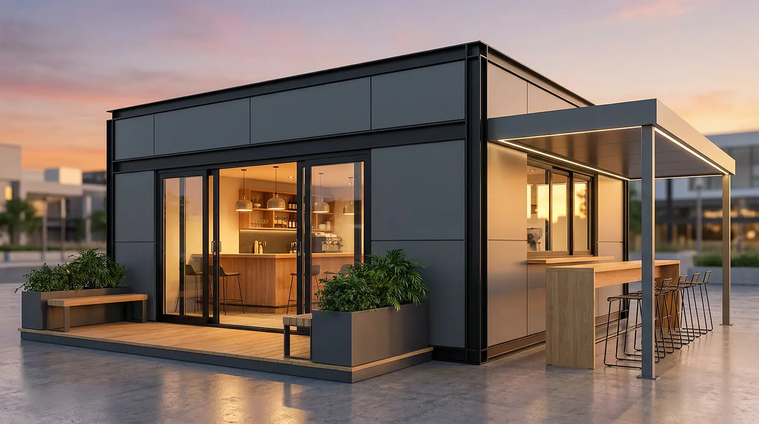 Howard. (Wenatchee, WA, United States) 2 Modern-style-bar-shed
