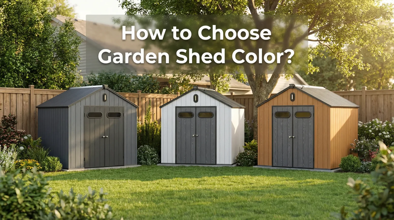 How to Choose Garden Shed Color? 2 how to choose garden shed color