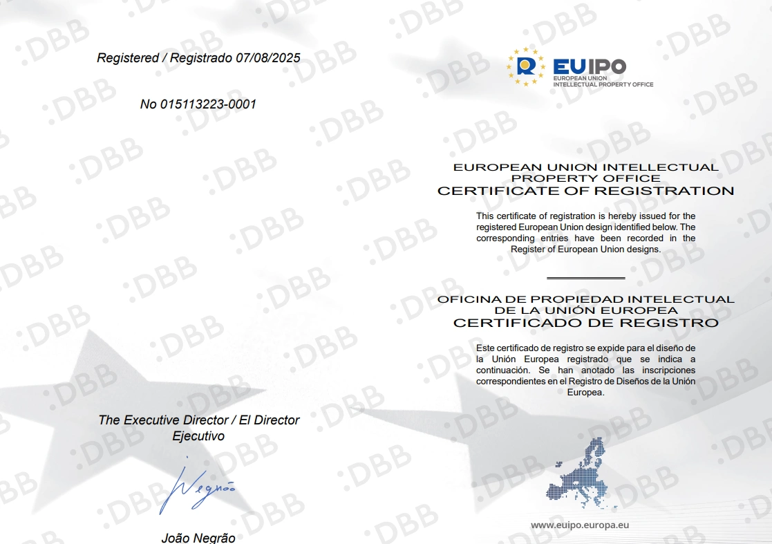 Why DBB 3 euipo-certificate-of-registration