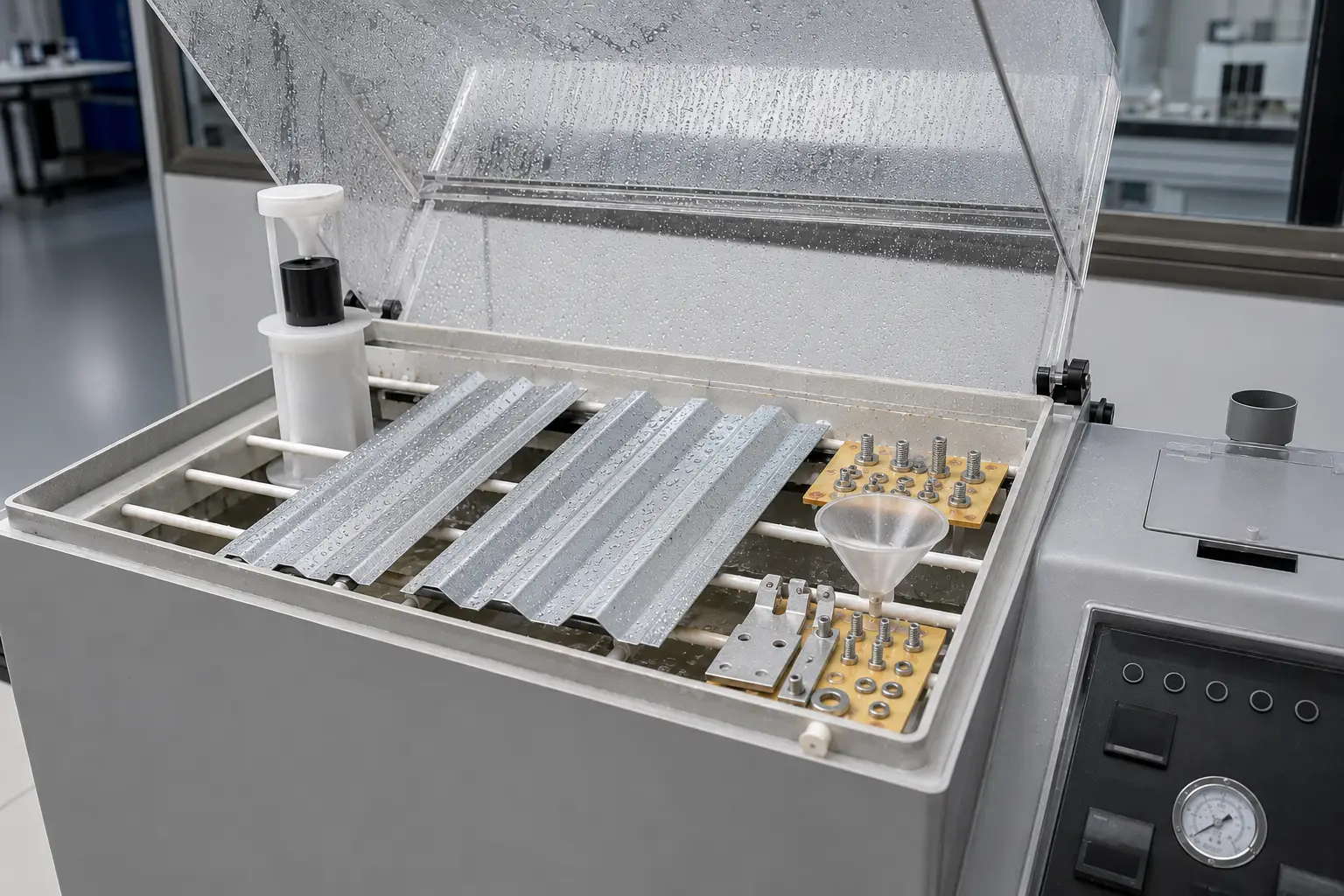 Corrosion Resistance Testing: DiBiBi Inspcetion 2 galvanized-steel-corrison-test