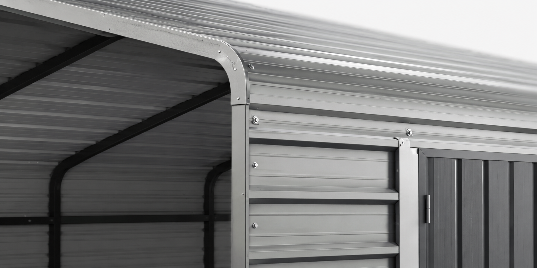 High Performance Material Innovation 5 post-carport-detail-weather-sealed-metal-panel