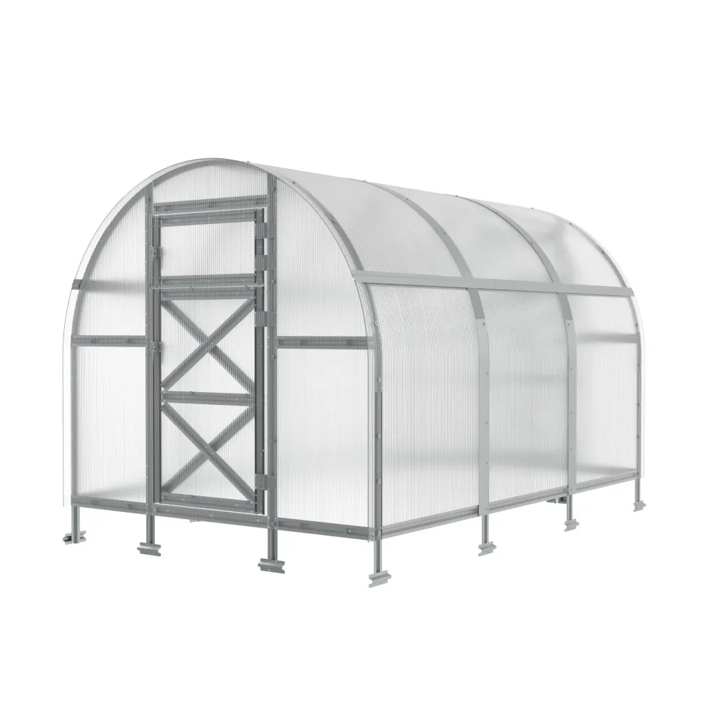 10 x 10 ft Steel Arched Roof Greenhouse 1 10x10-ft-steel-arched-roof-greenhouse-product-1