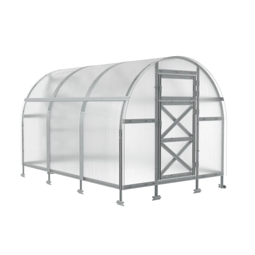 10 x 10 ft Steel Arched Roof Greenhouse 2 10x10-ft-steel-arched-roof-greenhouse-product-2