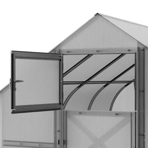 10x13-ft-steel-curved-eave-gable-roof-greenhouse-detail-3