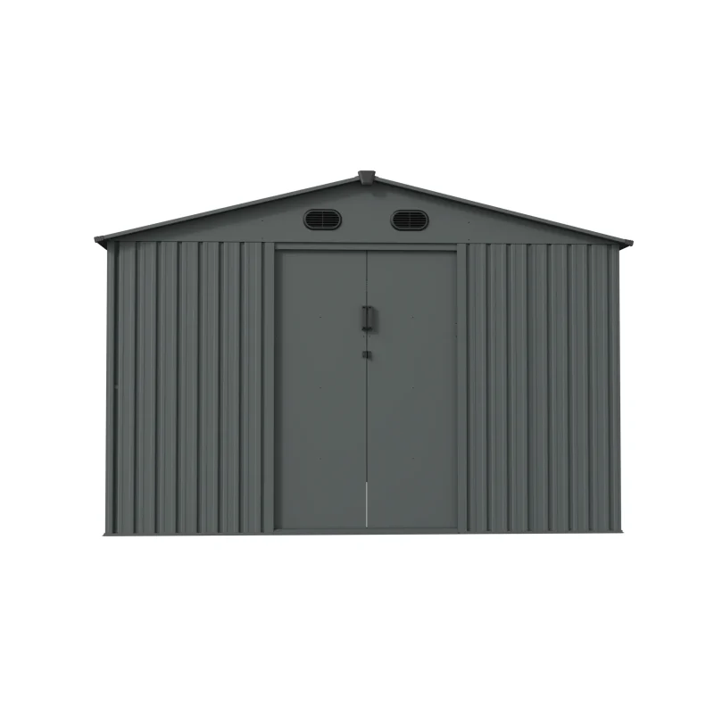 10 x 14 ft Gable Roof Metal Storage Shed | KS 5 10x14-ft-gable-roof-metal-storage-shed-ks-product-1-scaled
