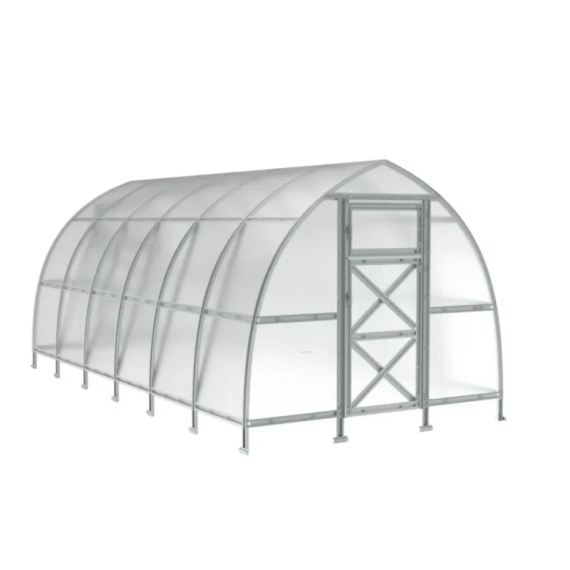 10 x 20 ft Steel Gothic Arch Roof Greenhouse 2 10x20-ft-steel-pointed-arch-roof-greenhouse-product-1