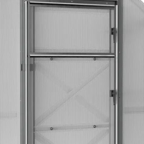10x26-ft-steel-pointed-arch-roof-greenhouse-detail-2