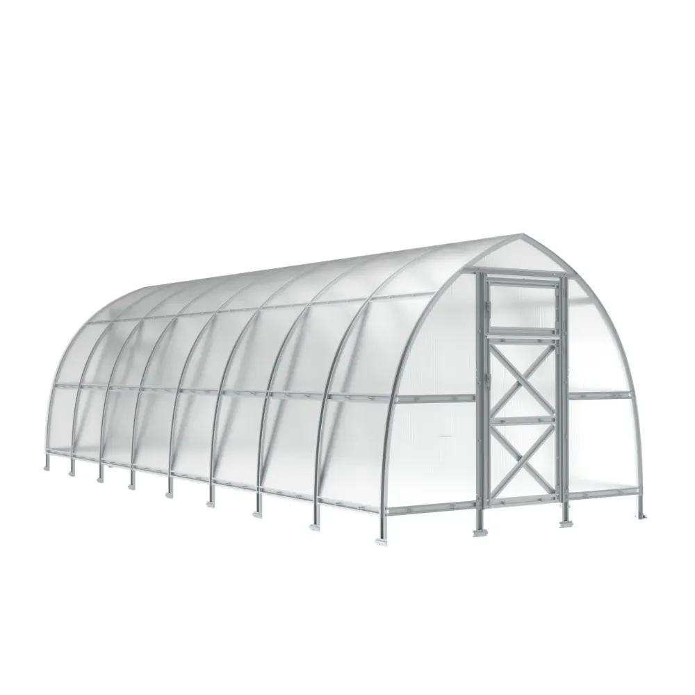 10 x 26 ft Steel Gothic Arch Roof Greenhouse 1 10x26-ft-steel-pointed-arch-roof-greenhouse-product-1
