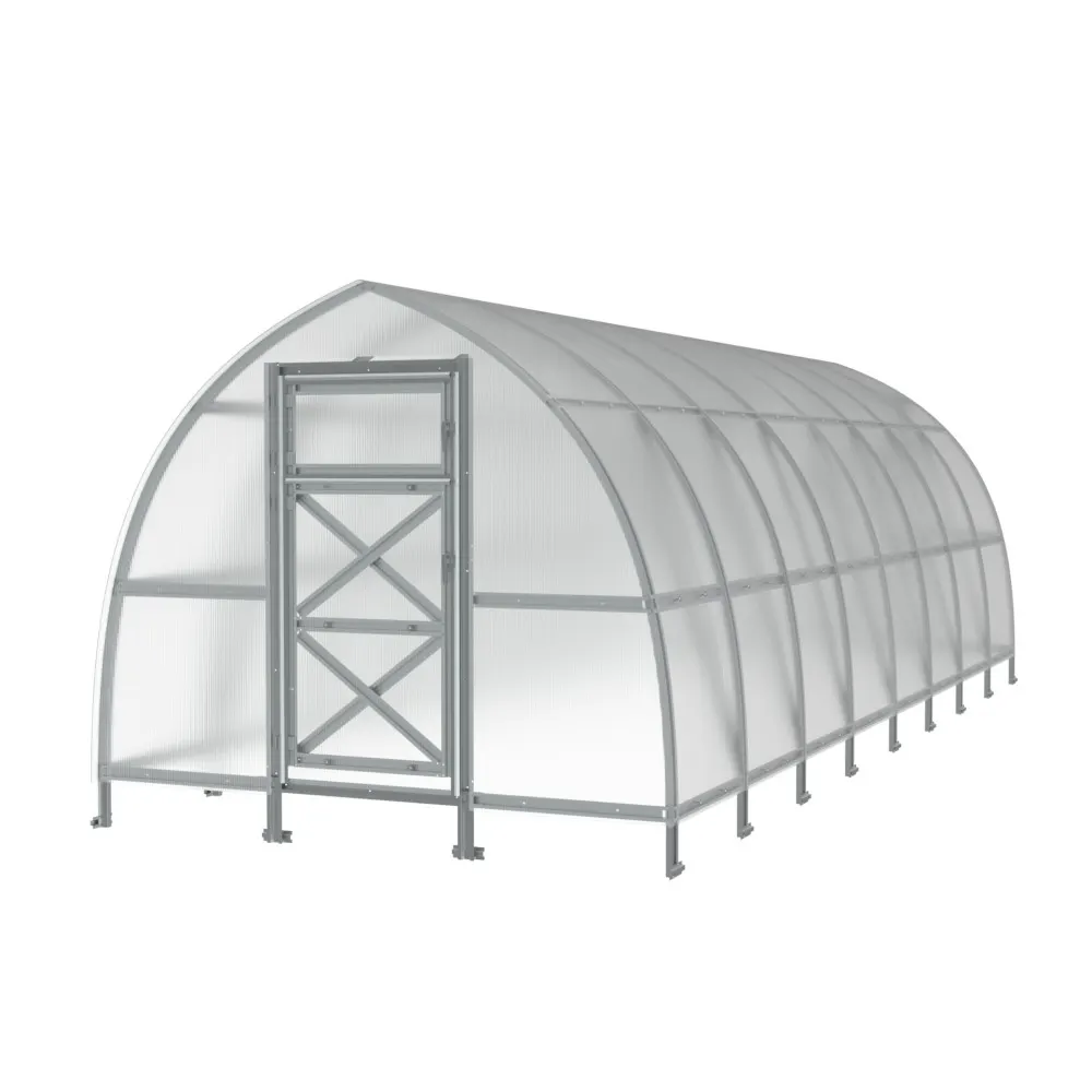 10 x 26 ft Steel Gothic Arch Roof Greenhouse 2 10x26-ft-steel-pointed-arch-roof-greenhouse-product-2