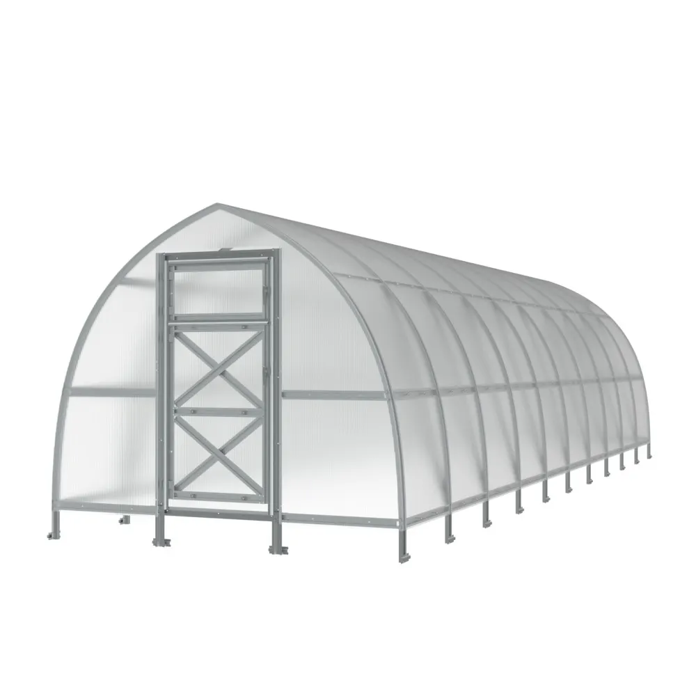 10 x 34 ft Steel Gothic Arch Roof Greenhouse 2 10x34-ft-steel-pointed-arch-roof-greenhouse-product-2