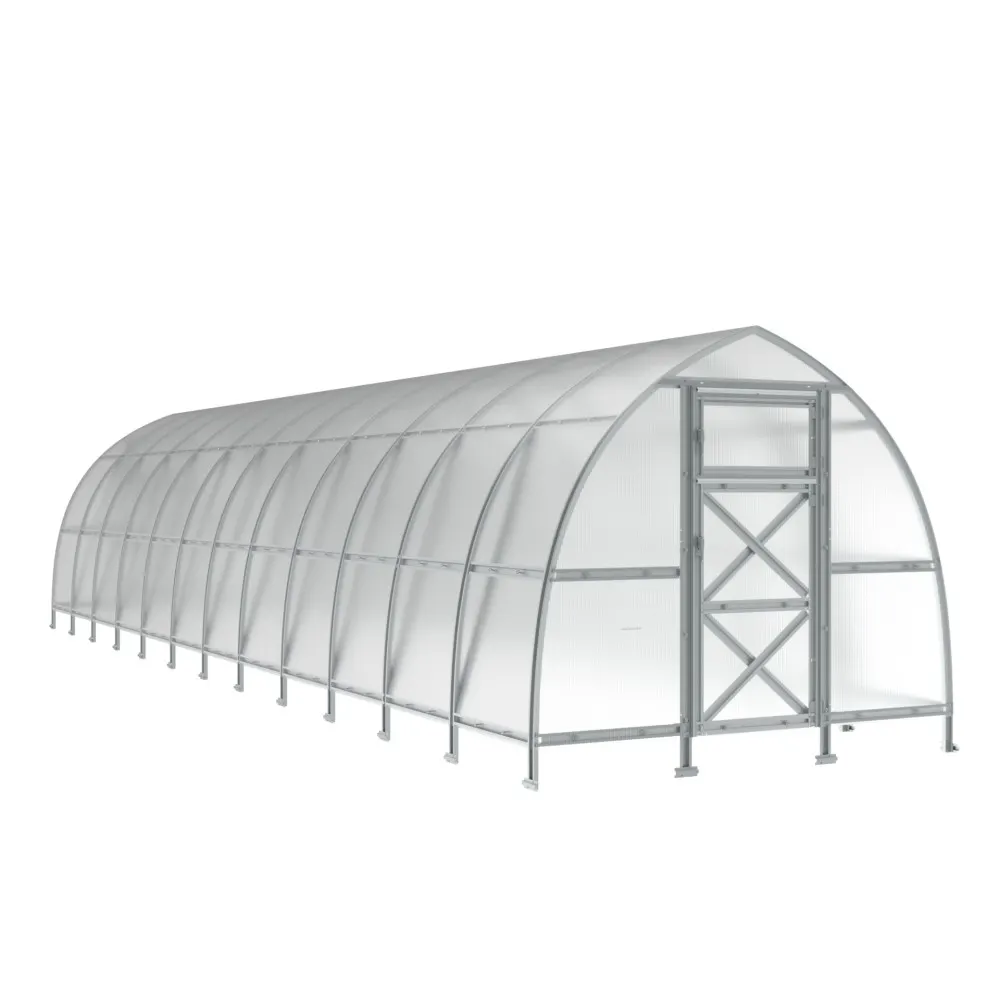 10 x 40 ft Steel Gothic Arch Roof Greenhouse 1 10x40-ft-steel-pointed-arch-roof-greenhouse-product-1