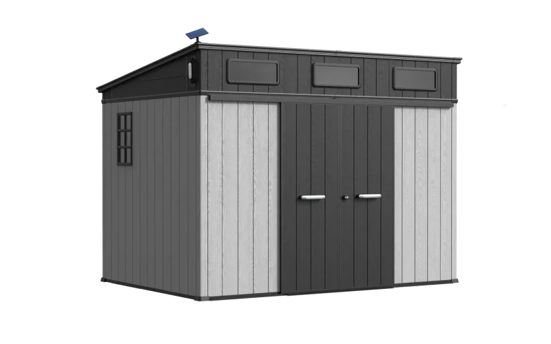 10 x 7 ft Pent Roof Resin Storage Shed | KC2 Pro 12 10x7-ft-pent-roof-resin-storage-shed-kc2-pro-product-1