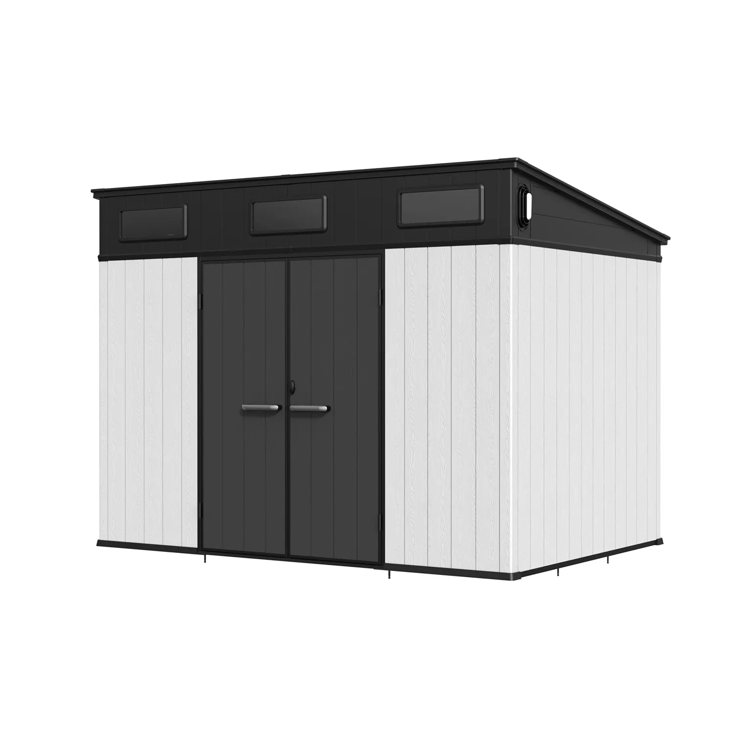 10 x 7 ft Pent Roof Resin Storage Shed | KC2 10 10x7-ft-pent-roof-resin-storage-shed-kc2-product-12