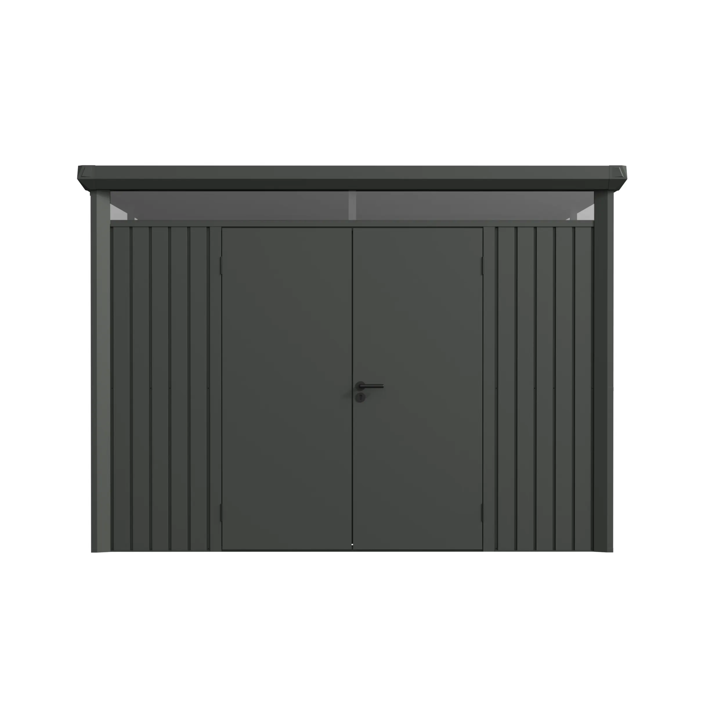 10 x 8 ft Flat Roof Metal Storage Shed | Vertex 8 10x8-ft-flat-roof-metal-storage-shed-vertex-product-8