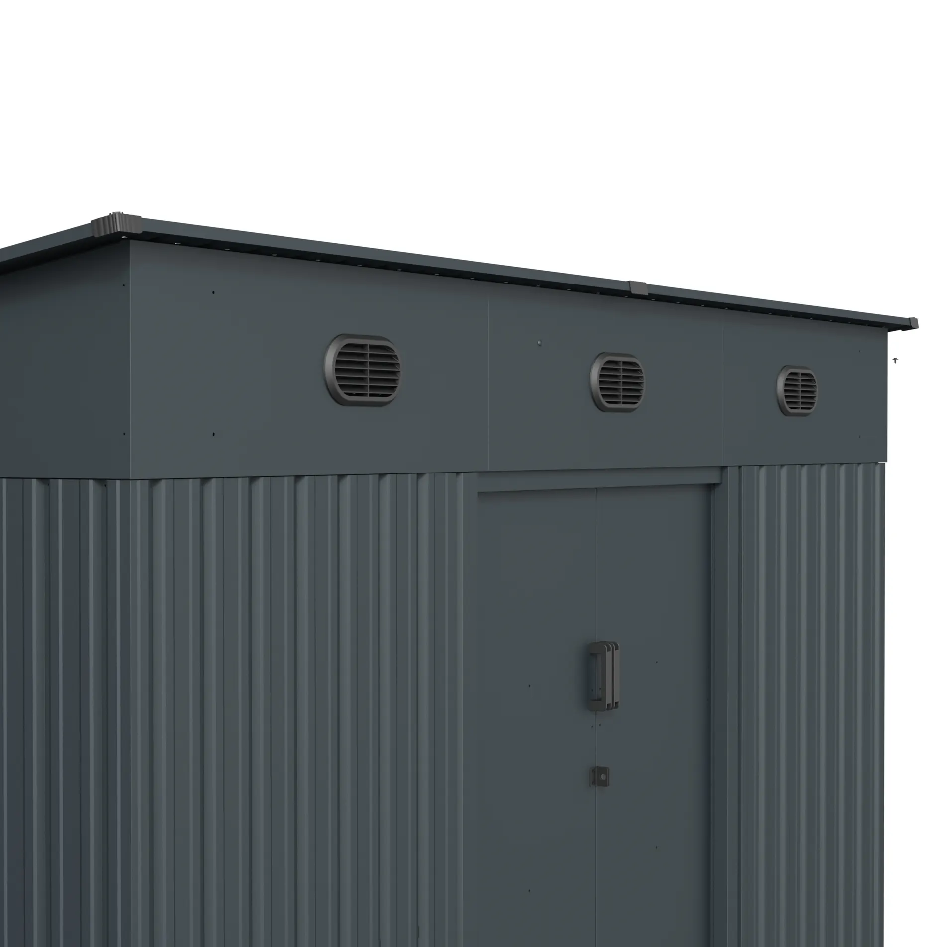 10x8-ft-pent-roof-metal-storage-shed-ks-detail