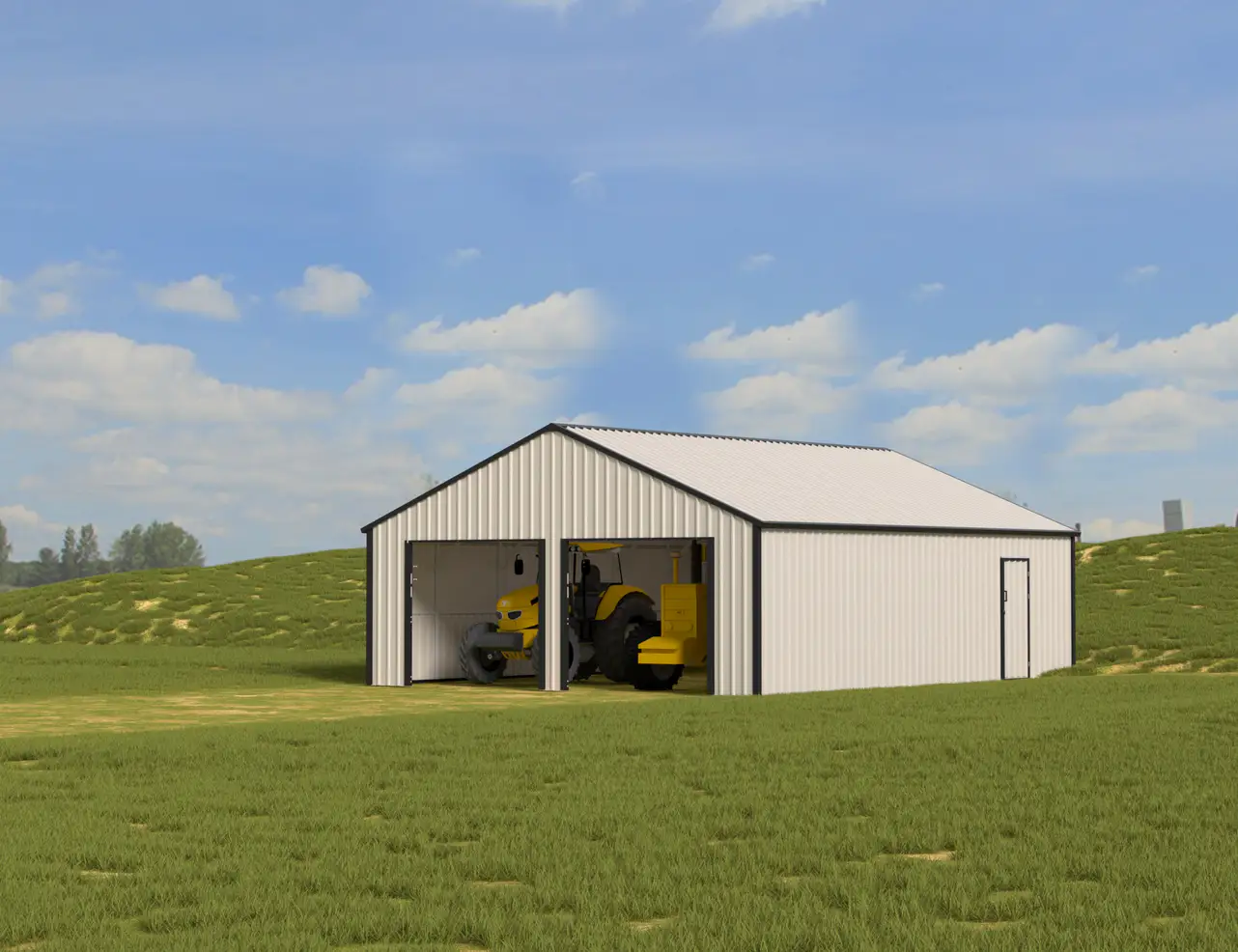 10x8-ft-single-car-metal-garage-scene-3