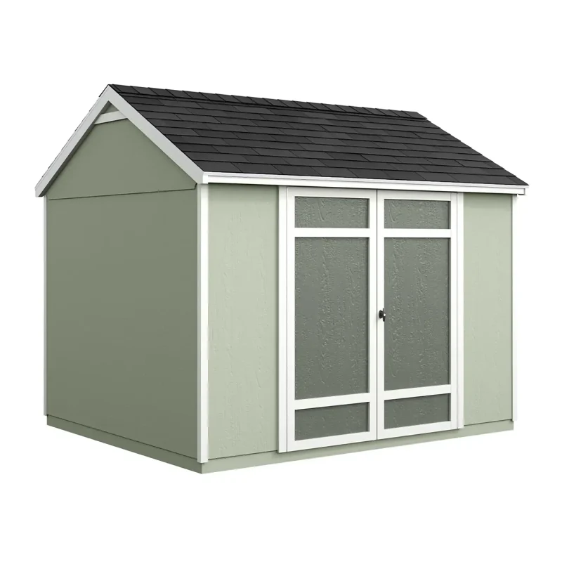 10 x 8 ft Wooden Gable Roof Storage Shed 3 10x8-ft-wooden-gable-garden-room-product