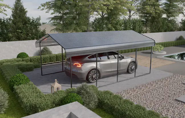 12x20-ft-open-sided-metal-carport-with-horizontal-tile-roof-scene-6-1