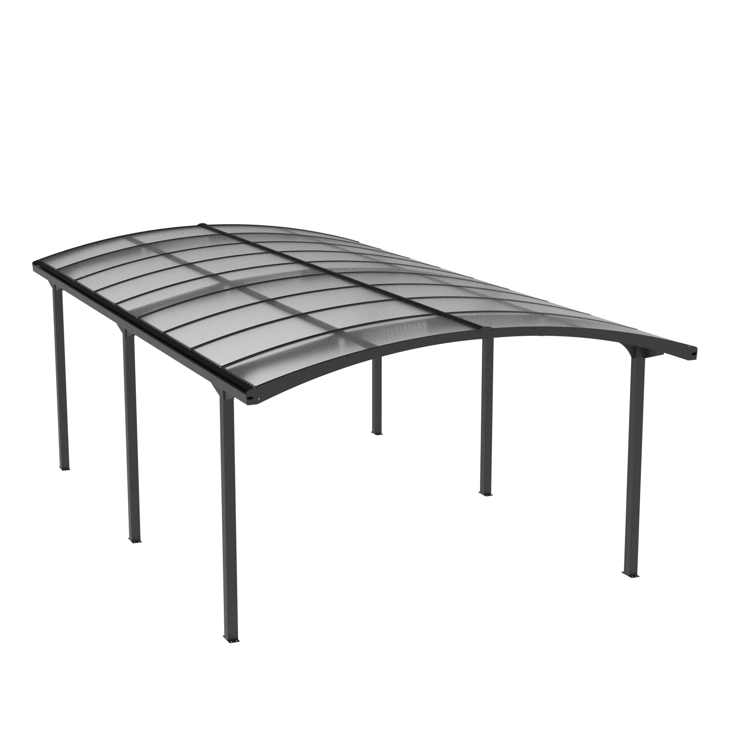 12 x 21 ft 6-Post Aluminium Arched Roof Carport 4 12x21-ft-6-post-aluminium-arched-roof-carport-product-4