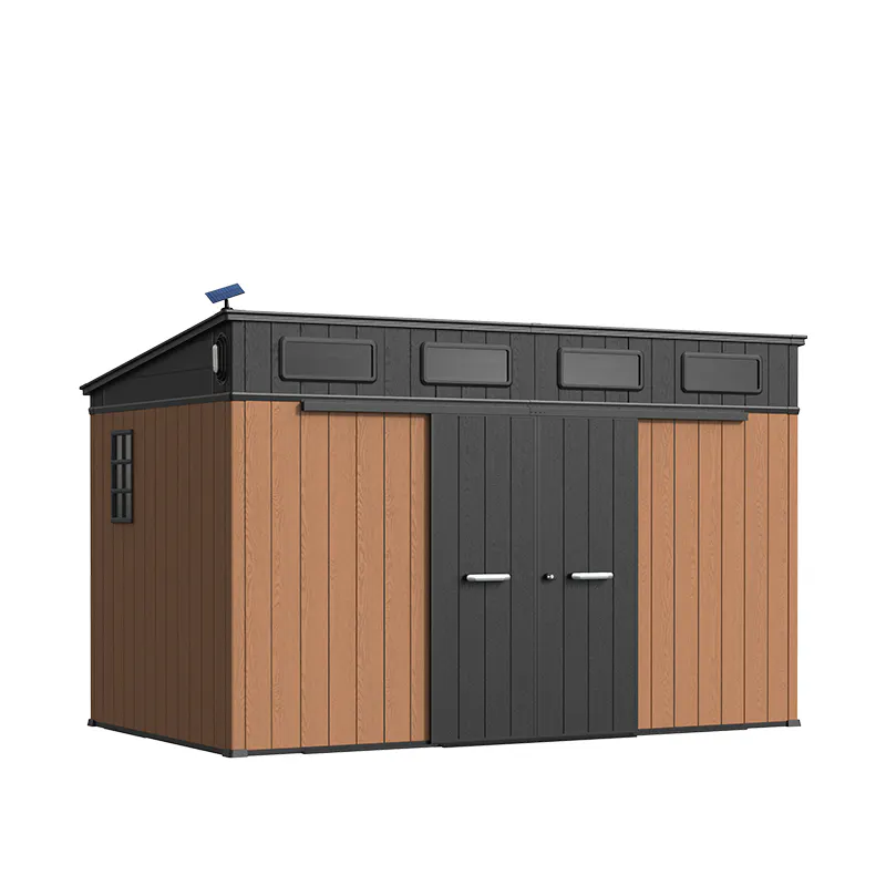 12 x 7 ft Pent Roof Resin Storage Shed | KC2 Pro 3 12x7-ft-pent-roof-resin-storage-shed-kc2-pro-product-10
