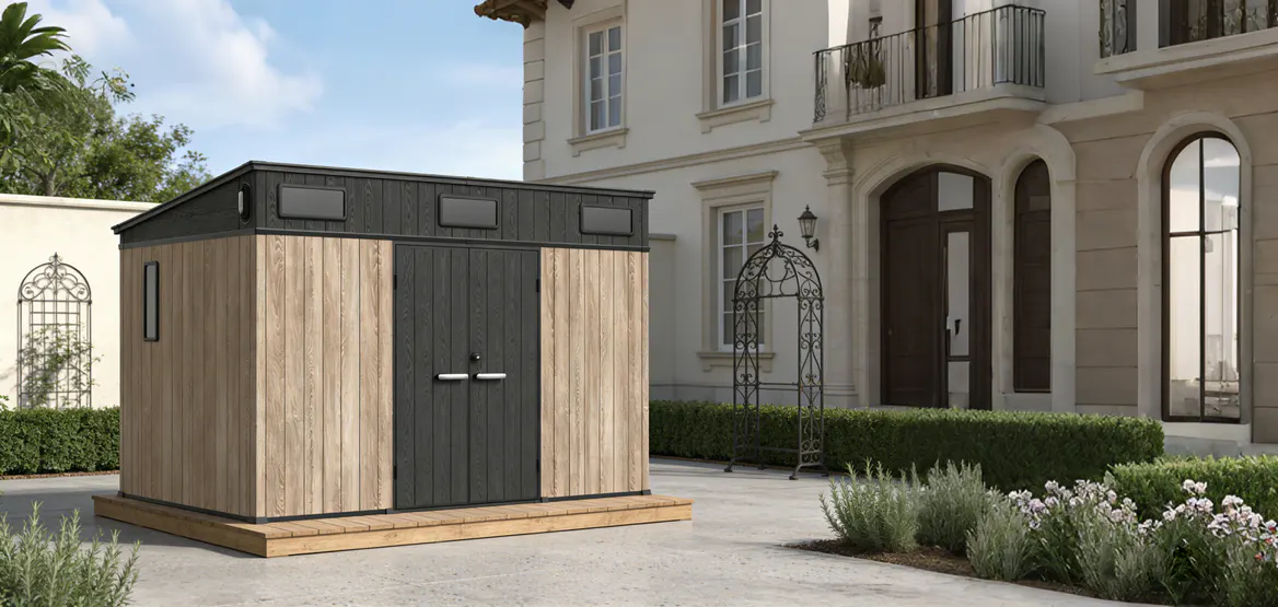 OEM Partners Buyer Program 8 12x7-ft-pent-roof-resin-storage-shed-kc2-scene-1