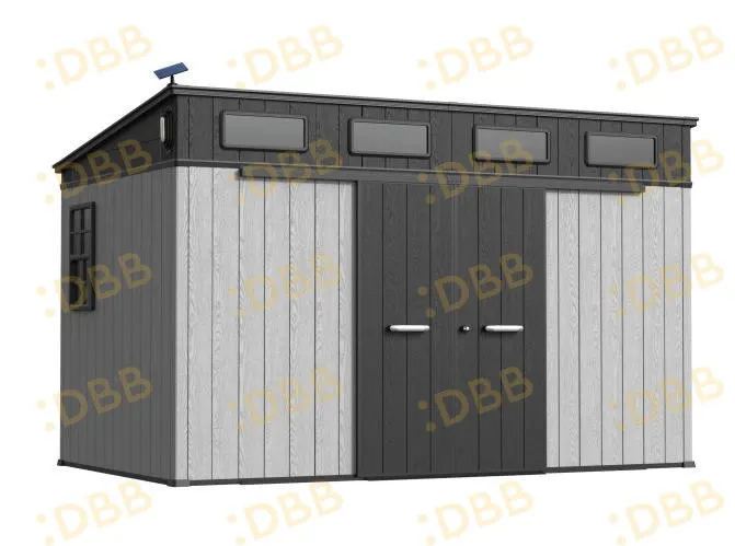 12 x 7 ft Pent Roof Resin Storage Shed | KC2 Ultra 10 12x7-ft-pent-roof-resin-storage-shed-kc2-ultra-product-1