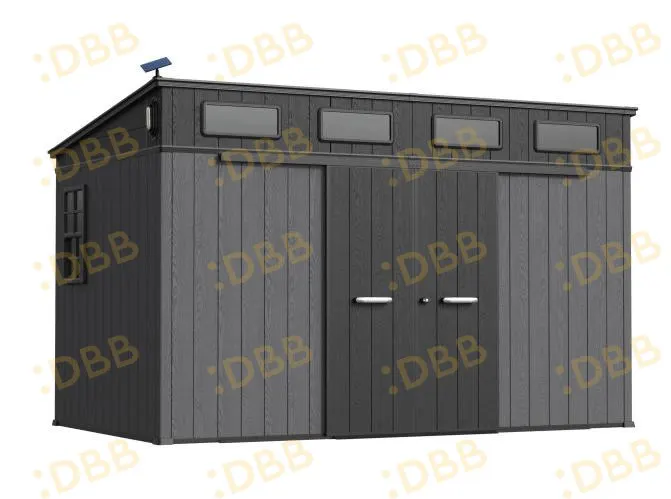 12 x 7 ft Pent Roof Resin Storage Shed | KC2 Ultra 4 12x7-ft-pent-roof-resin-storage-shed-kc2-ultra-product-4