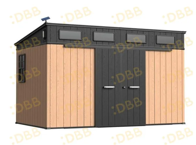 12 x 7 ft Pent Roof Resin Storage Shed | KC2 Ultra 5 12x7-ft-pent-roof-resin-storage-shed-kc2-ultra-product-5