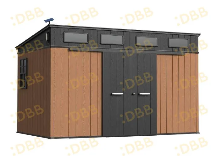 12 x 7 ft Pent Roof Resin Storage Shed | KC2 Ultra 6 12x7-ft-pent-roof-resin-storage-shed-kc2-ultra-product-6