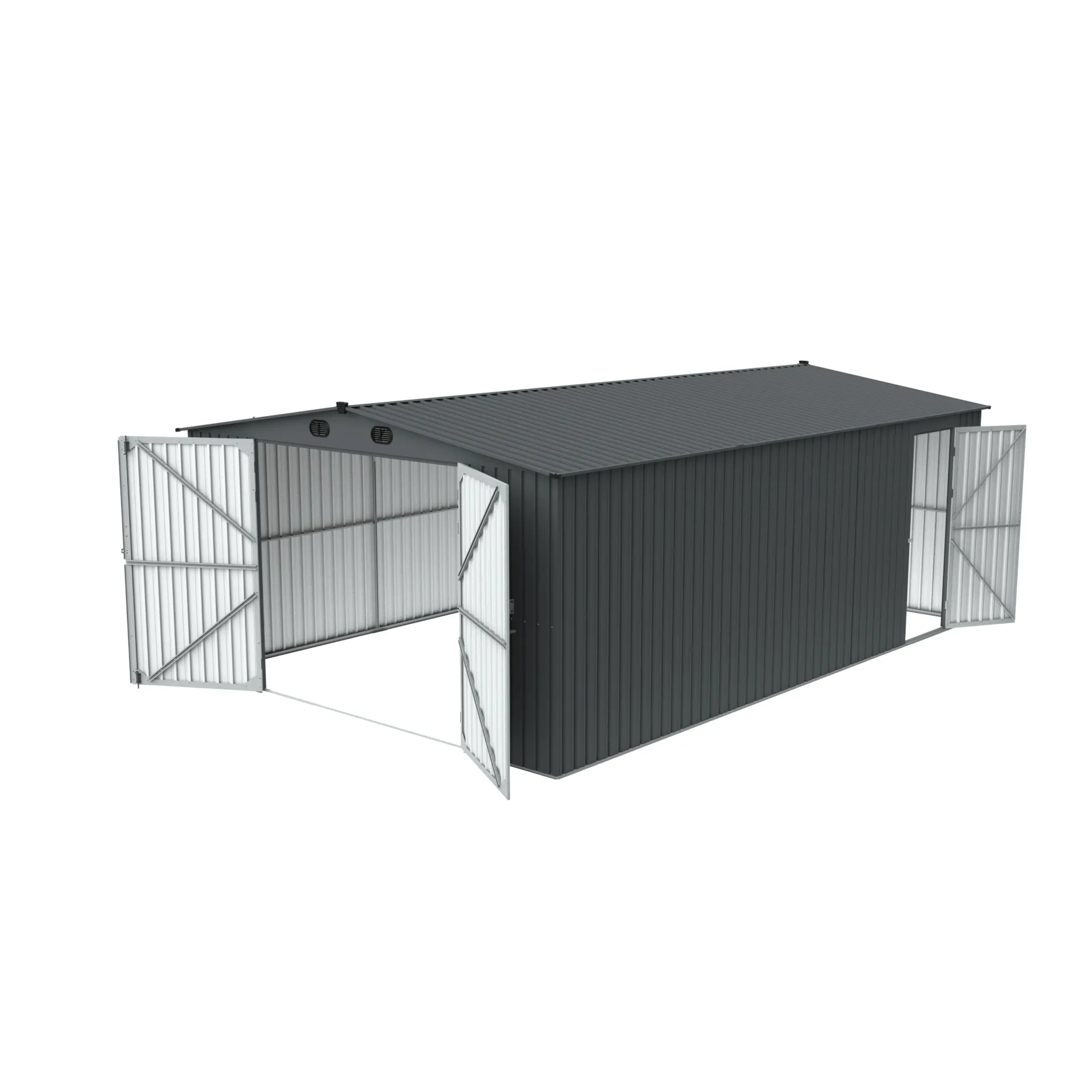 13 x 20 ft Single-Car Metal Garage 1 13x20-ft-single-car-metal-garage-product-1