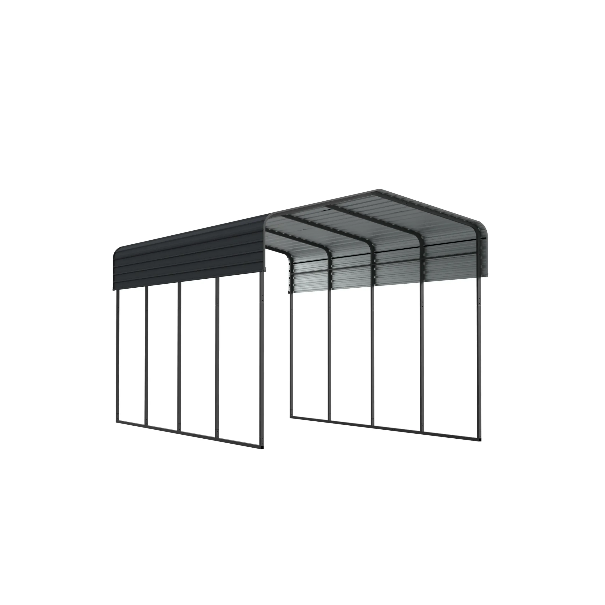 20 x 20 ft Open-Sided Metal Carport with Horizontal Tile Roof 2 20x20-ft-open-sided-metal-carport-with-horizontal-tile-roof-product-2