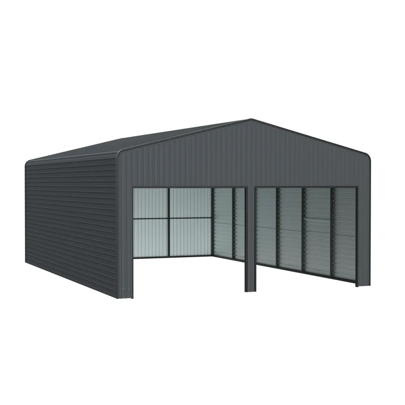 20 x 30 ft Multi-Car Metal Garage 8 20x30-ft-multi-car-metal-garage-product-1