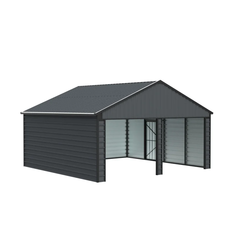 21 x 19 ft Multi-Car Metal Garage 7 21x19-ft-multi-car-metal-garage-product-3-scaled