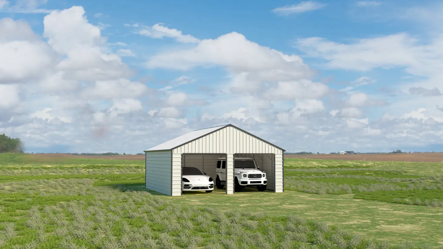 Product Copywriting 4 23x22-ft-multi-car-metal-garage-scene-25